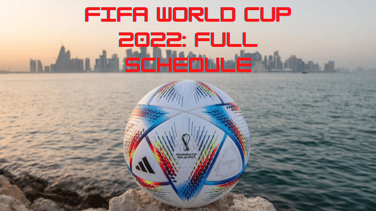 FIFA WORLD CUP 2022 SCHEDULE
Qatar 2022 WC: Full schedule